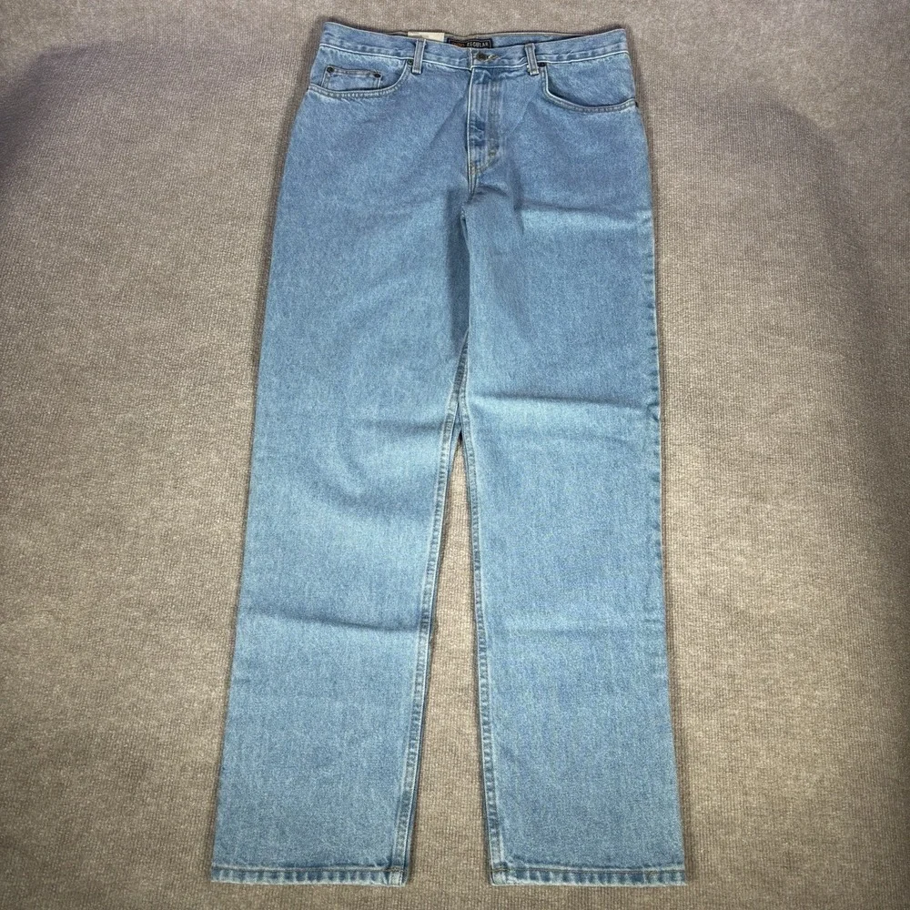 Vintage Route 66 Jeans Mens 34x34 (Tag 36x34) Regular Straight‎ Blue Denim NWT